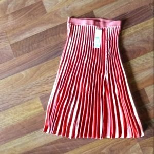 NY & Company Pleated Midi Skirt